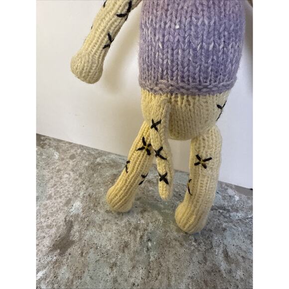 Knitted Cat Africa Impulse Marketing Fair Trade Stuffed‎ Animal 10 Inch Doll - Picture 6 of 8